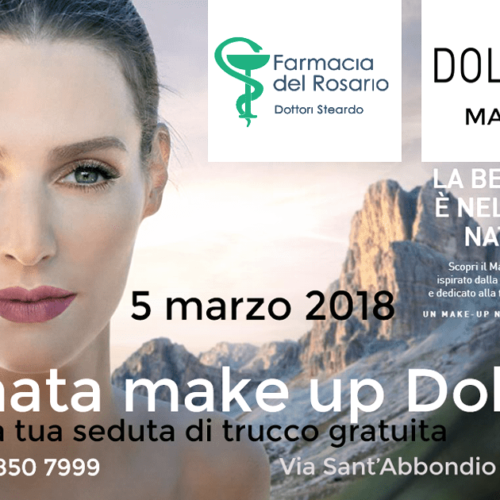 Free make up session with Dolomia!