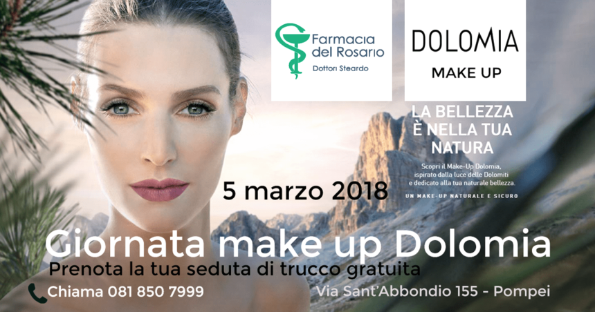 Free make up session with Dolomia!