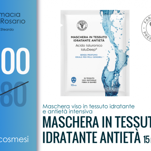 Maschera in tessuto idratante antietà