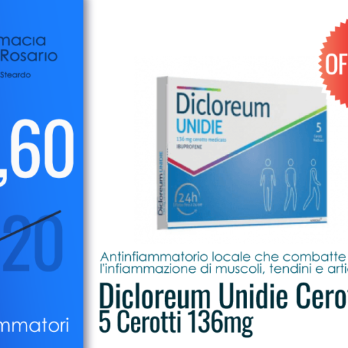 Dicloreum unidie 5 cerotti